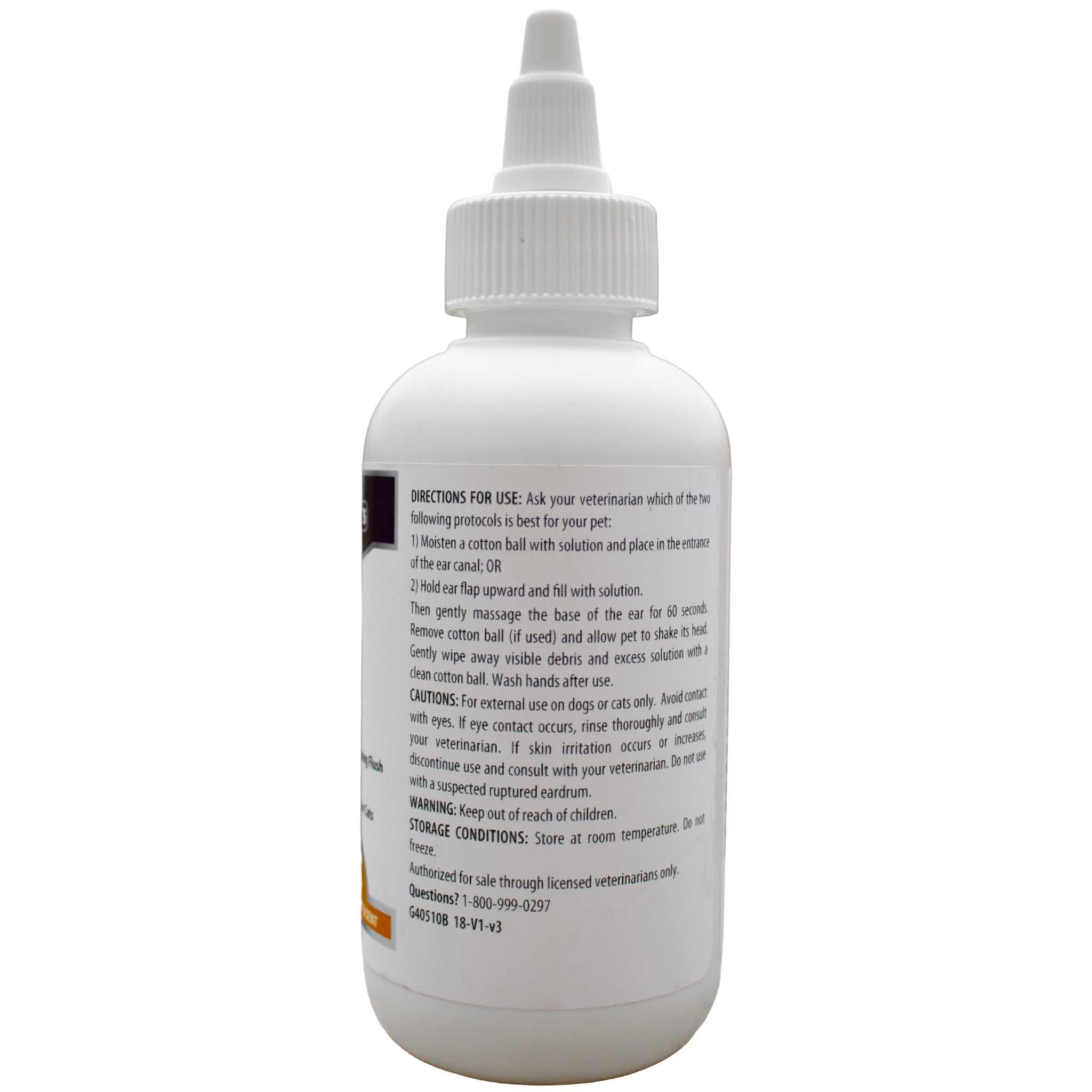 Pet Ear Cleaner with Aloe Vera for Dogs & Cats, 4oz + Bandana