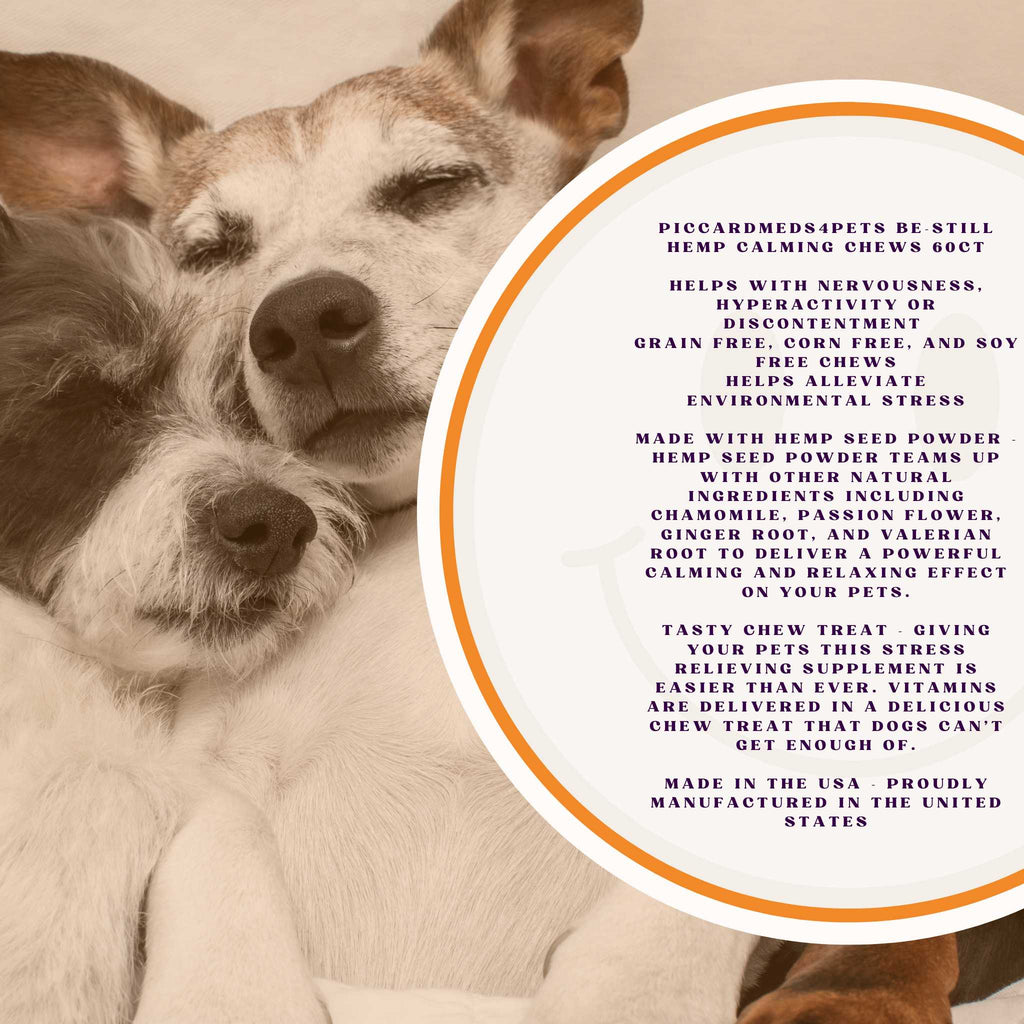 Be-Still Hemp Calming Chews for Dogs & Cats, 60 Count