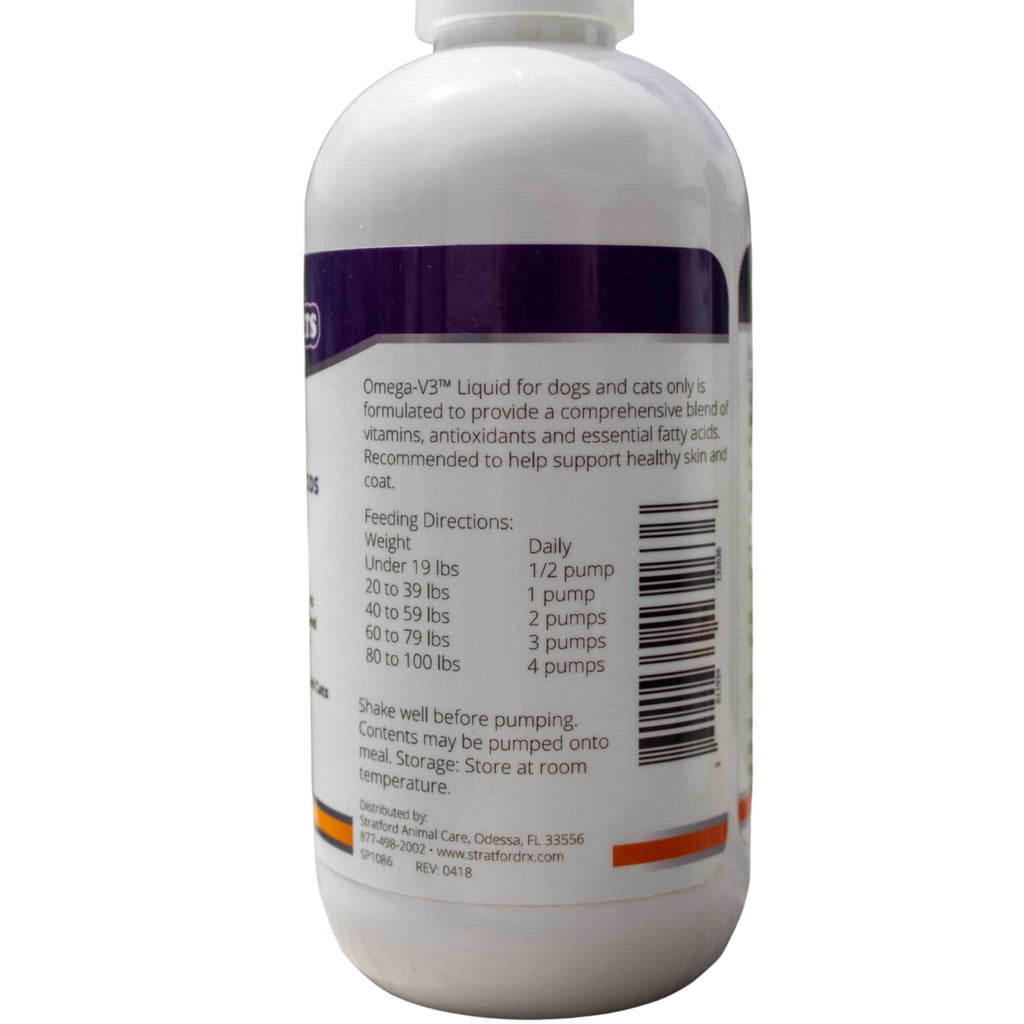 Derma-3 Liquid Skin & Coat Supplement for Dogs and Cats 19–100 lbs