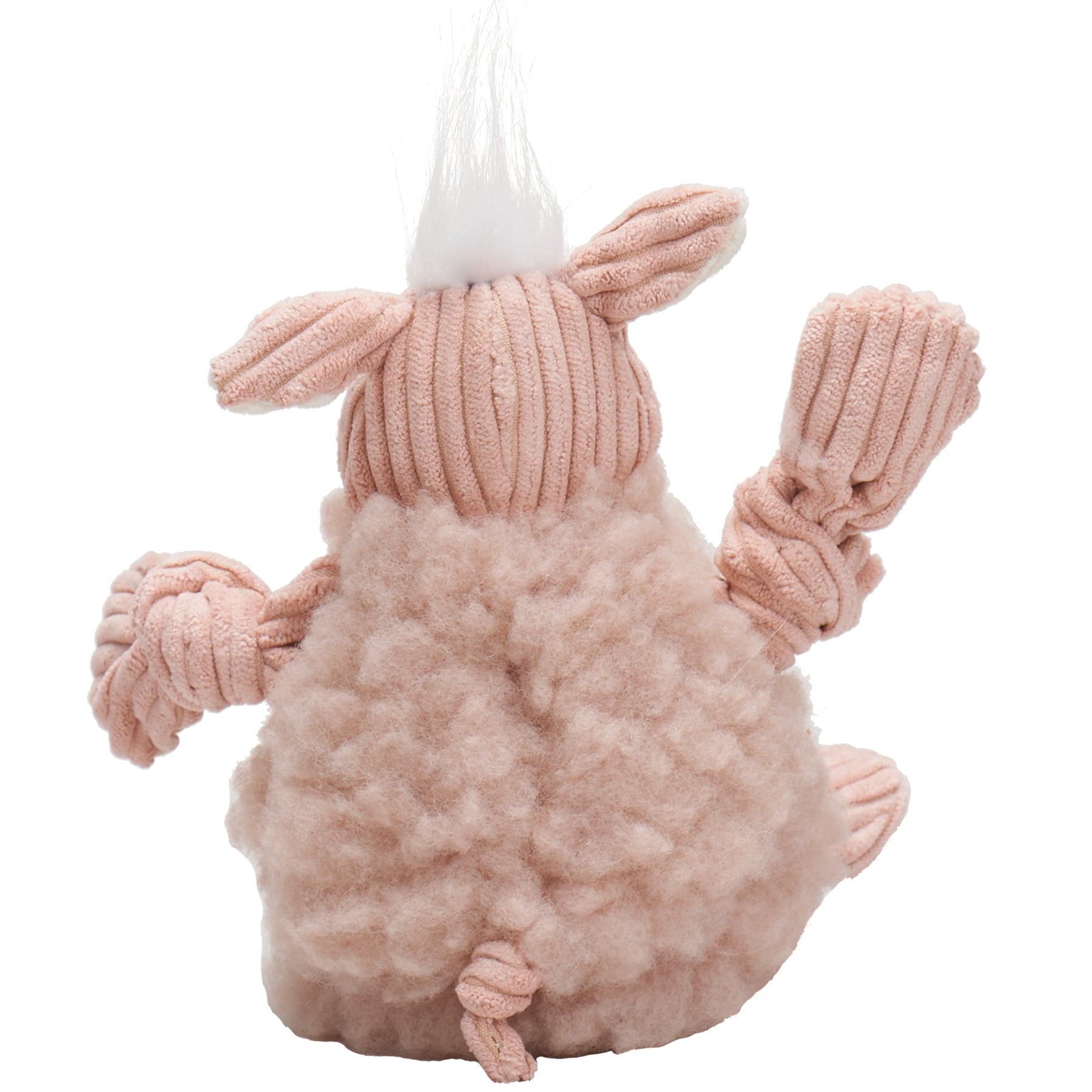 HuggleFleece FlufferKnotties Dog Toy with Knotted Limbs and Squeakers