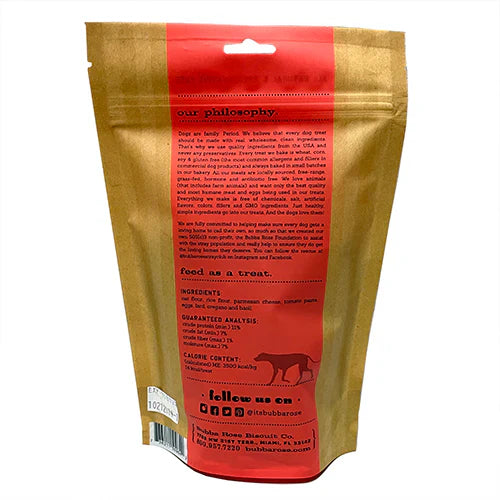 Vegetarian Pizza Dog Treats with Parmesan & Tomato, 6.5 oz