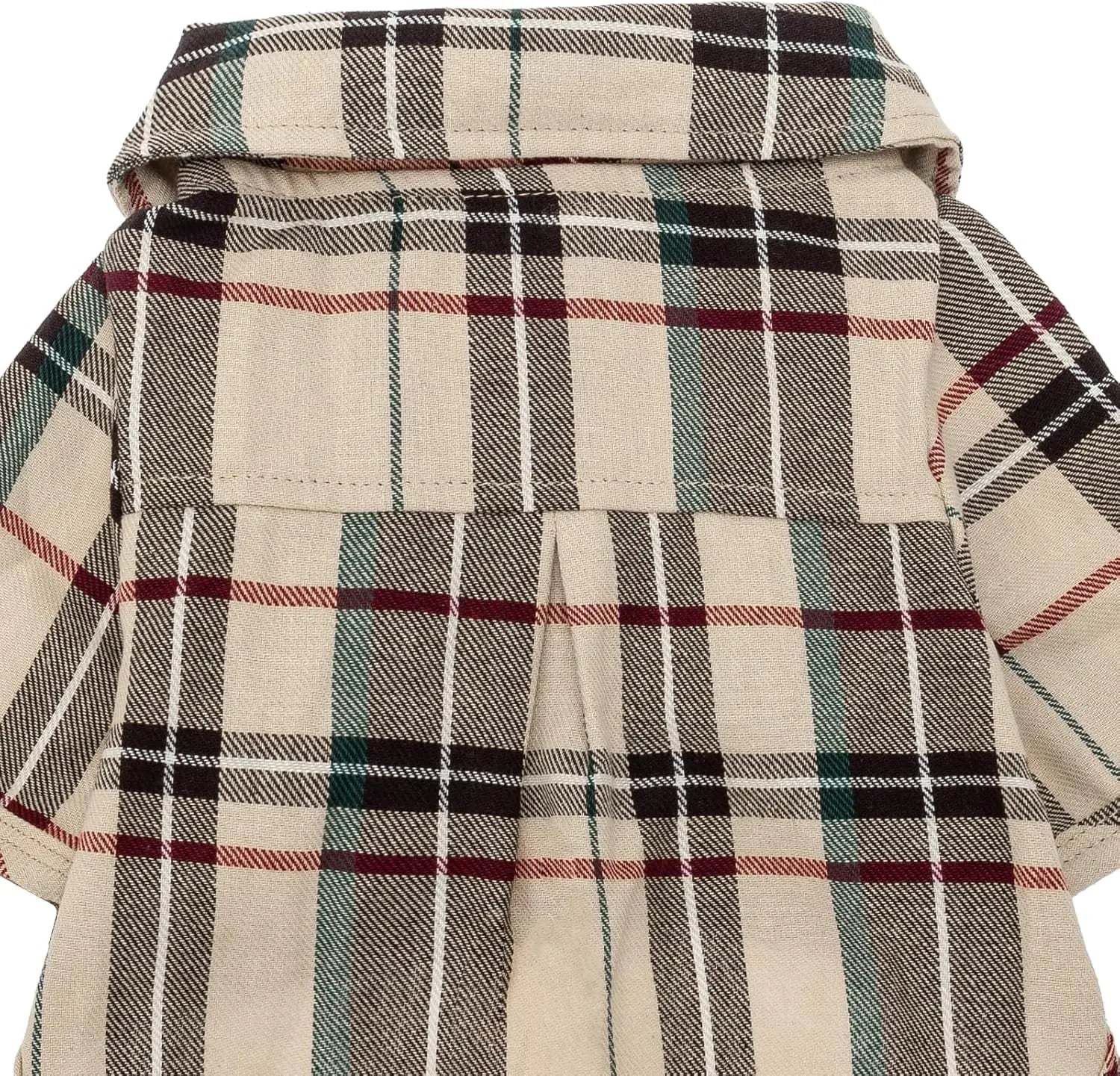 Plaid Dog Polo Shirt for Small and Medium Pets
