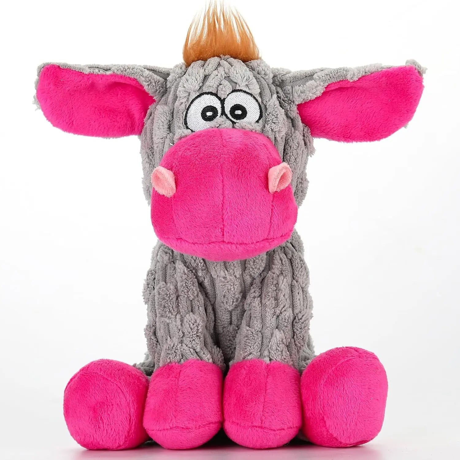 Plush Crinkle and Squeaky Dog Toy for All Life Stages