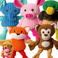 Plush Squeaky Dog Toy Set, 5-Pack for Medium & Large Dogs