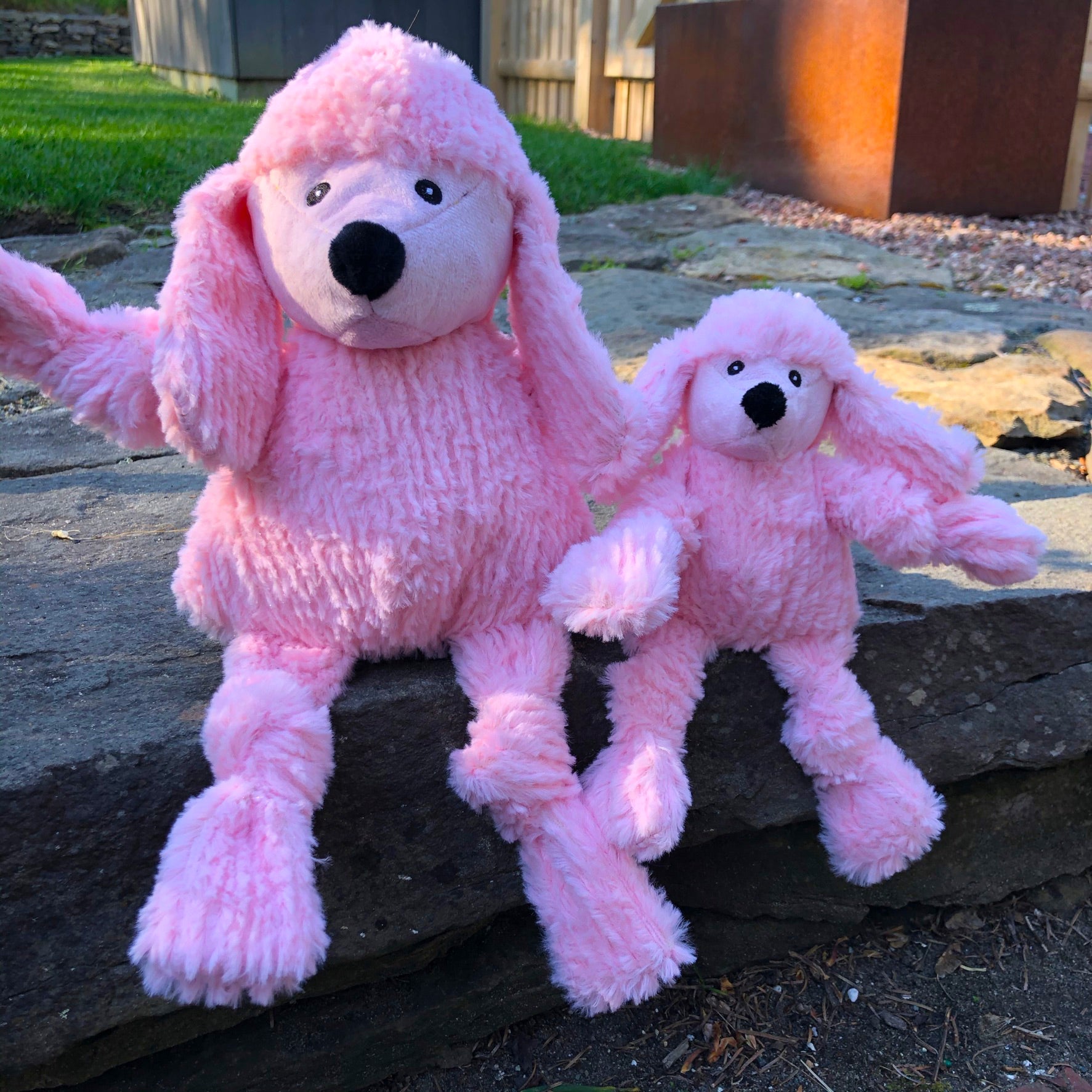 Diva the Pink Poodle Knottie® Plush Dog Toy