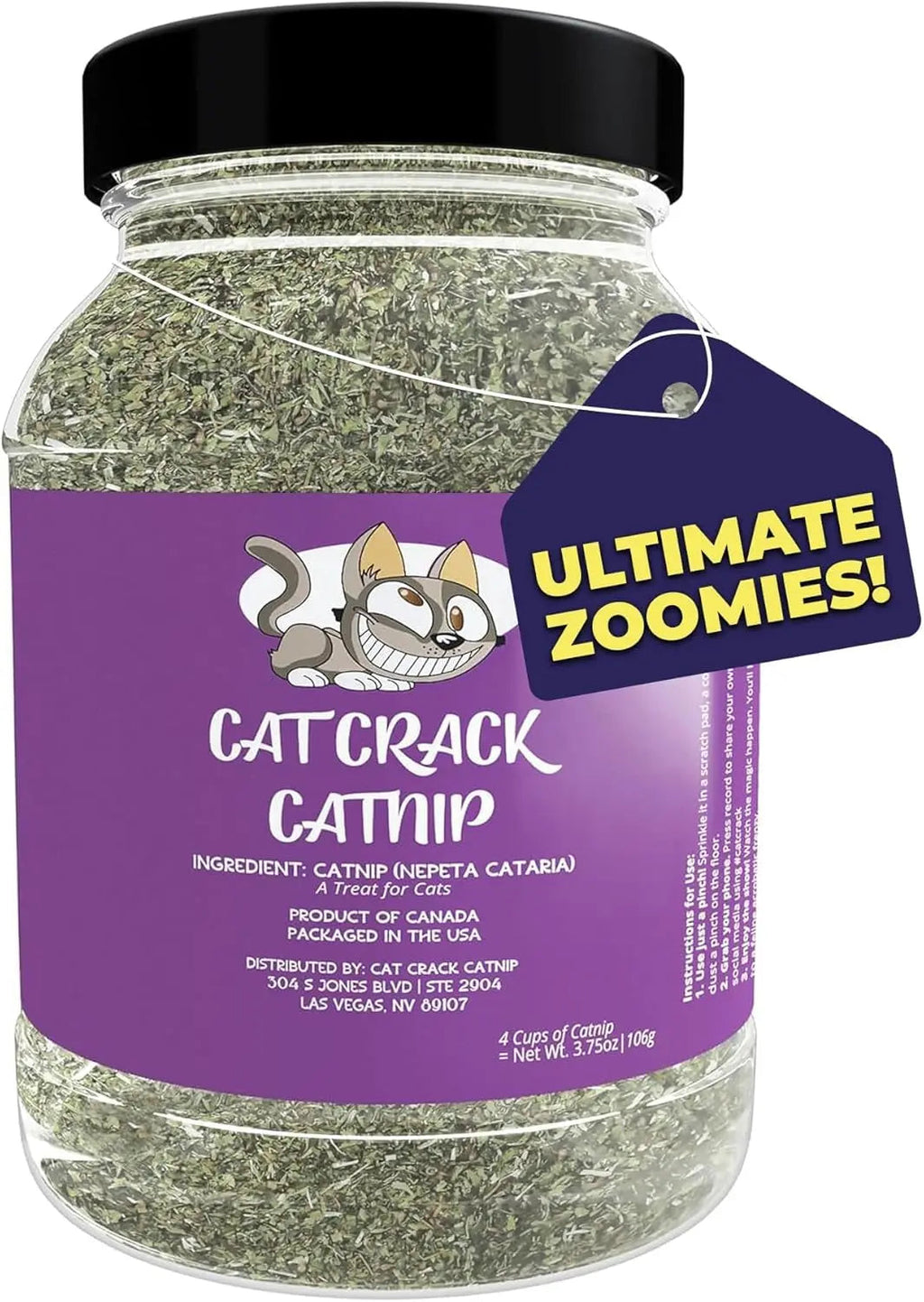 Natural Catnip Blend for Cats – North American, 100% Non-GMO