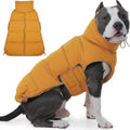FUAMEY Puffer Waterproof Dog Jacket with Adjustable Fit