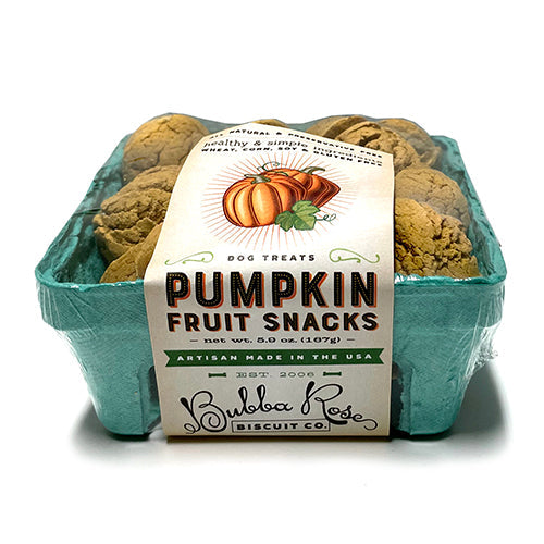 Pumpkin Dog Treats for Sensitive Stomachs, Vegetarian Recipe, 5.9 oz