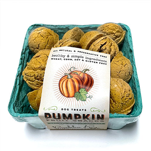 Pumpkin Dog Treats for Sensitive Stomachs, Vegetarian Recipe, 5.9 oz