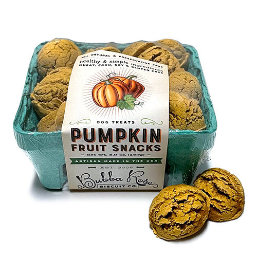 Pumpkin Dog Treats for Sensitive Stomachs, Vegetarian Recipe, 5.9 oz