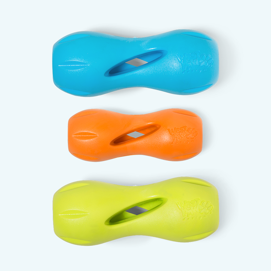 Qwizl Durable Treat Toy for Dogs Who Love to Chew