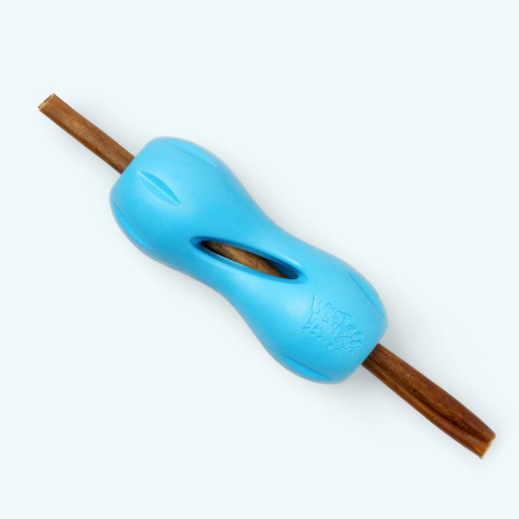 Qwizl Durable Treat Toy for Dogs Who Love to Chew