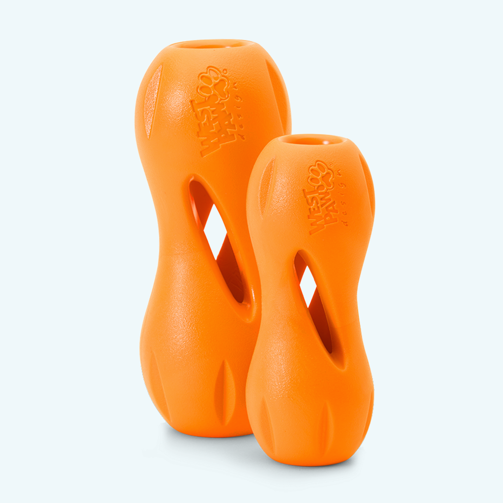 Qwizl Durable Treat Toy for Dogs Who Love to Chew