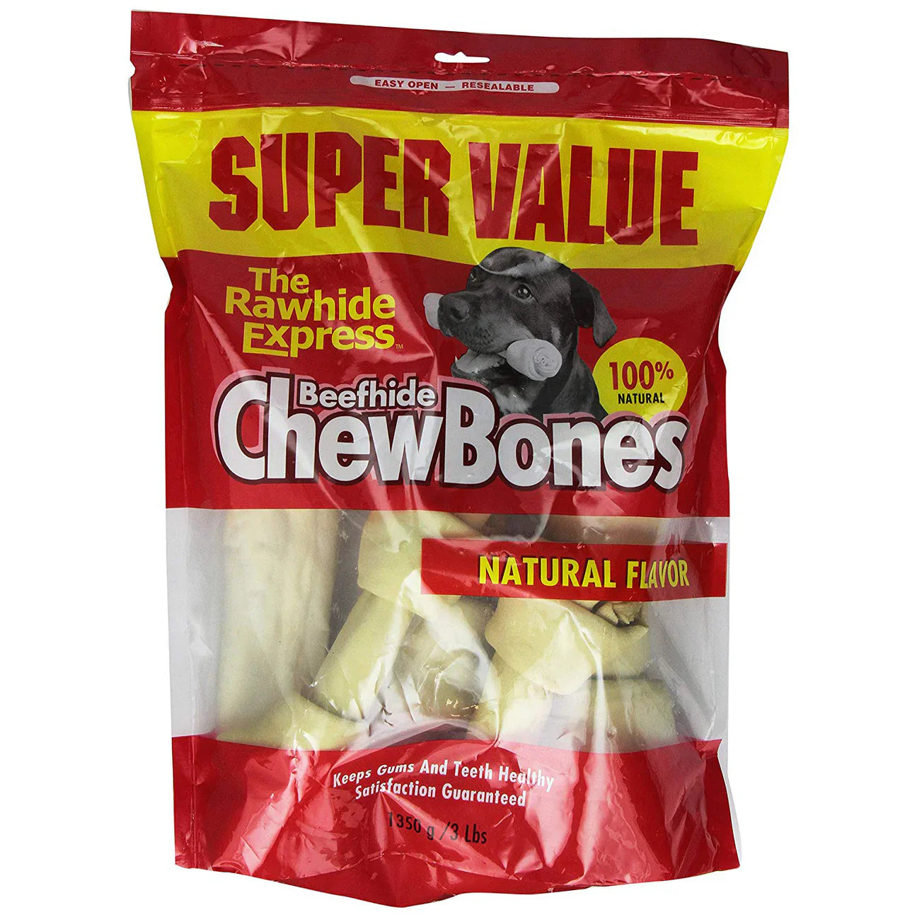 Lennox Rawhide Assorted Chews Value Pack for Dogs