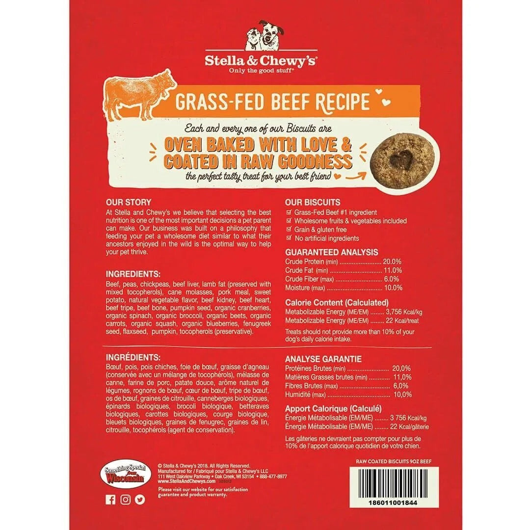 Raw Grass-Fed Beef & Organ Meats Dog Food, Freeze-Dried Coated
