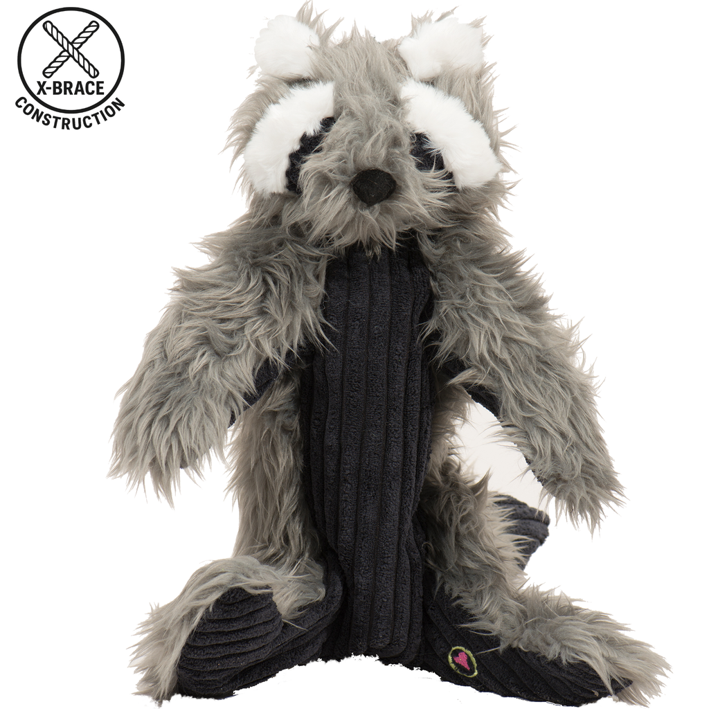 Redwood Raccoon 19" Durable Plush Dog Toy with Squeaker