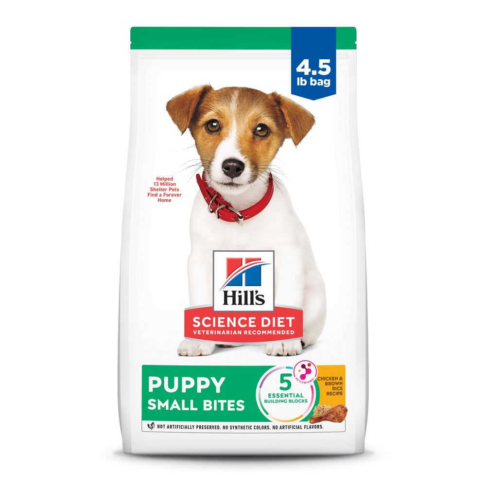 Puppy Dry Food Small Kibble with Chicken and Brown Rice