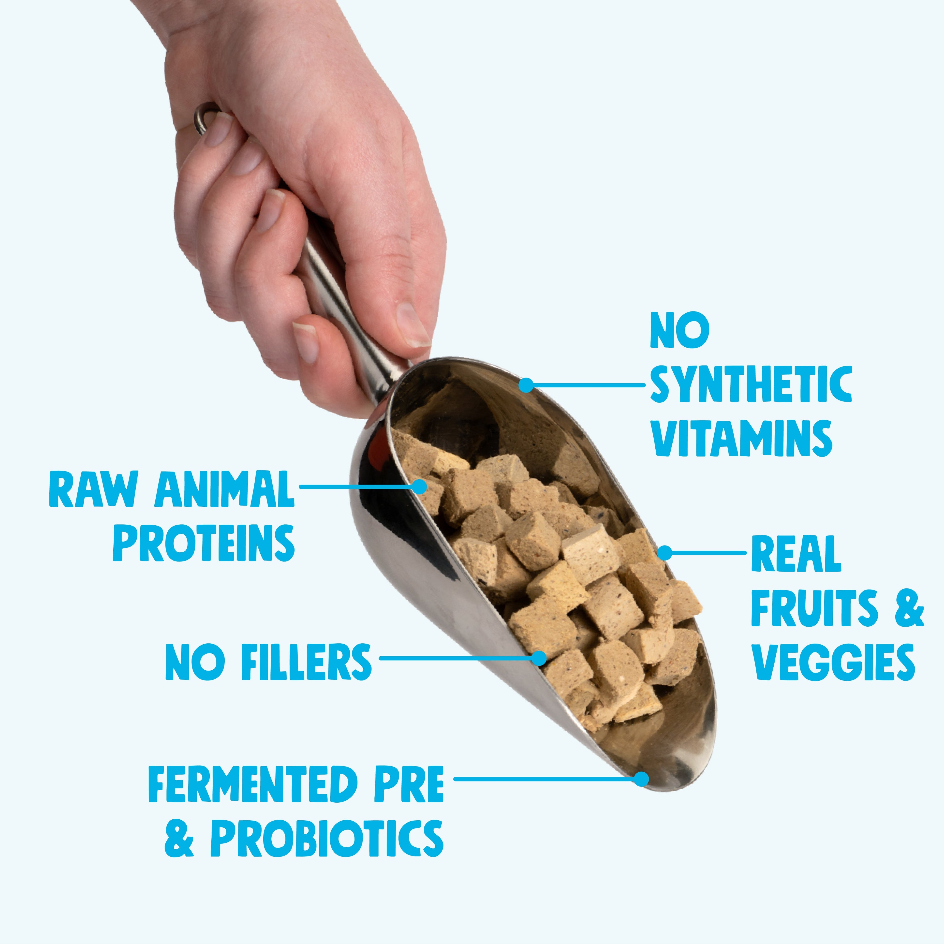 Rawbiotic Bites Dog Food Topper with Probiotics and Raw Protein