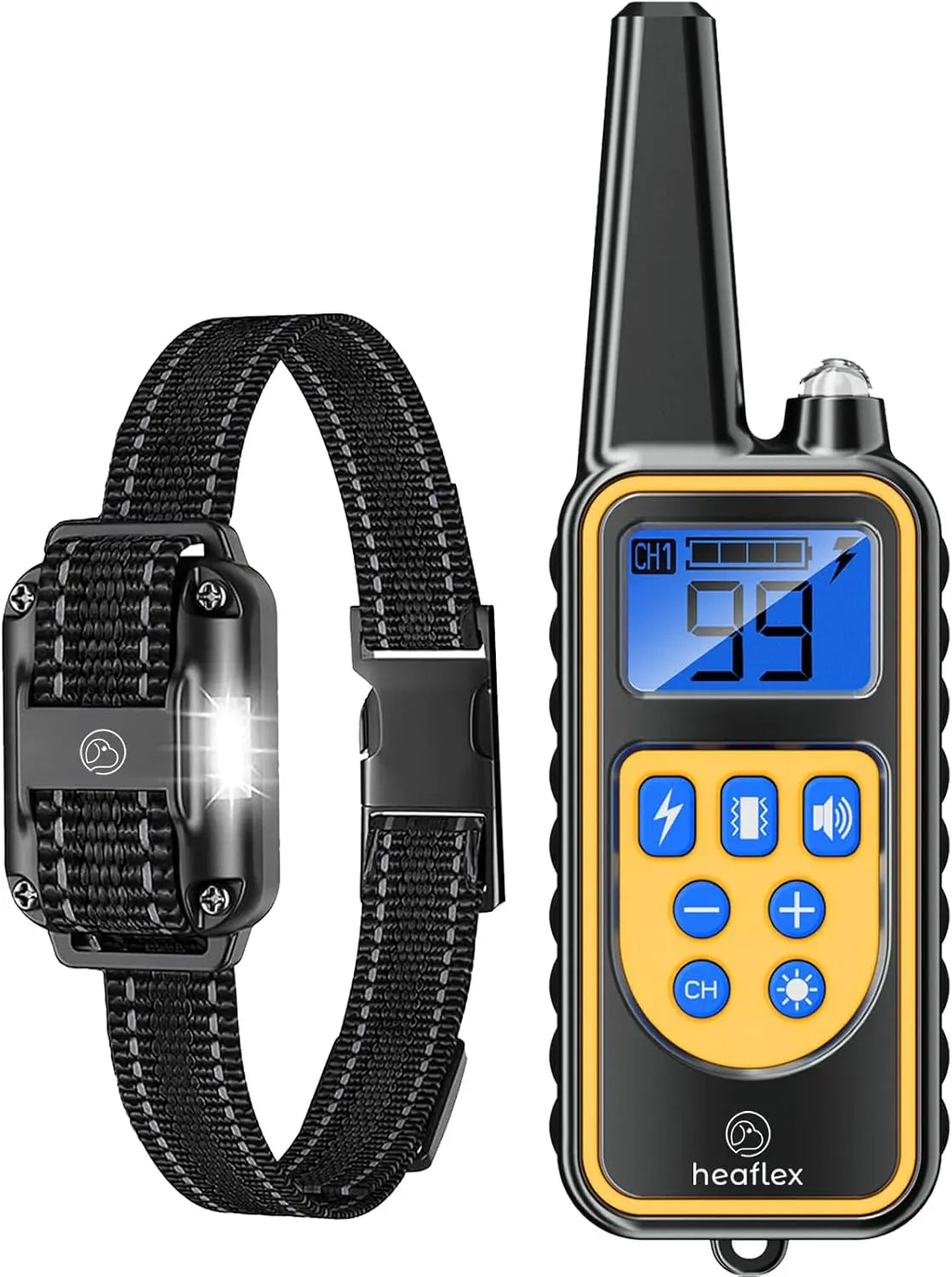 Remote Dog Training Collar with 4 Modes, Waterproof Receiver, 3-Dog Support