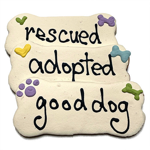 Rescue Trio Bones Peanut Butter Dog Treats – Case of 12