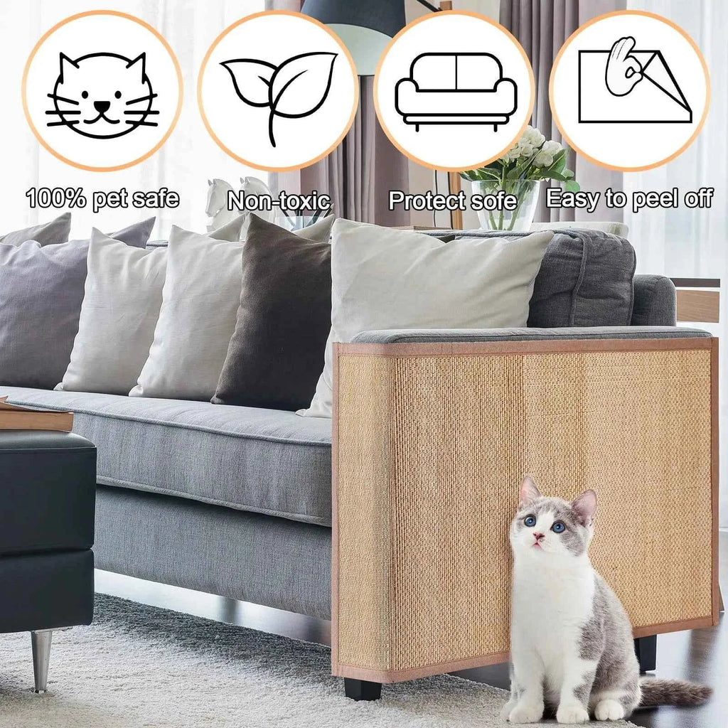 Cat Scratcher Sofa Protector Mat for Couch and Furniture