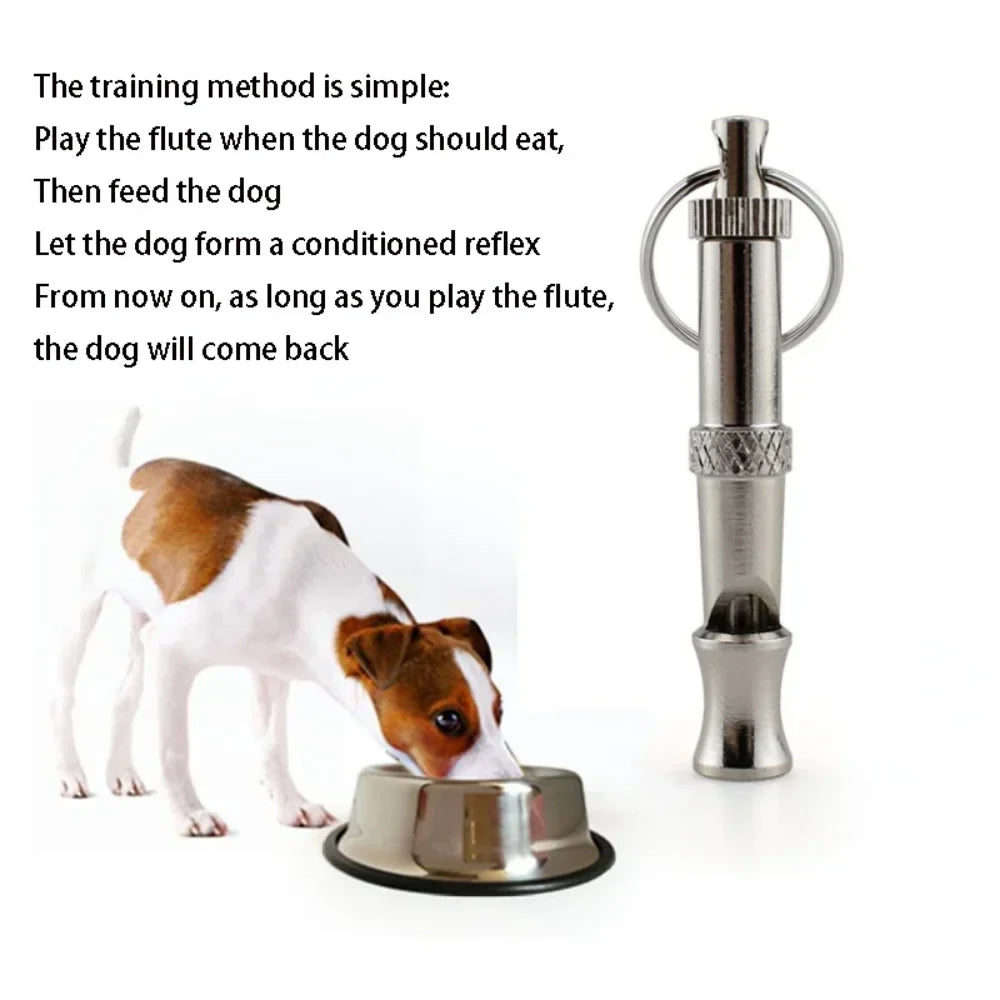 Adjustable Stainless Steel Dog Training Whistle