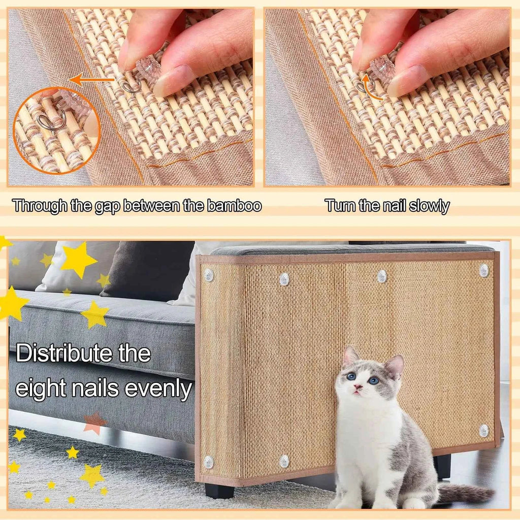 Cat Scratcher Sofa Protector Mat for Couch and Furniture