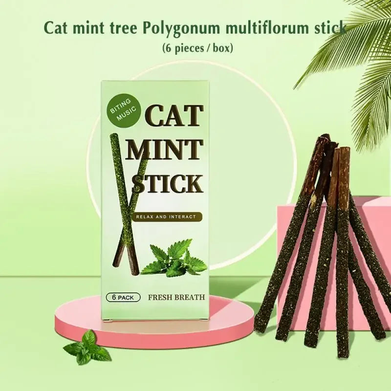 Natural Silvervine Cat Chew Sticks, 6-Pack