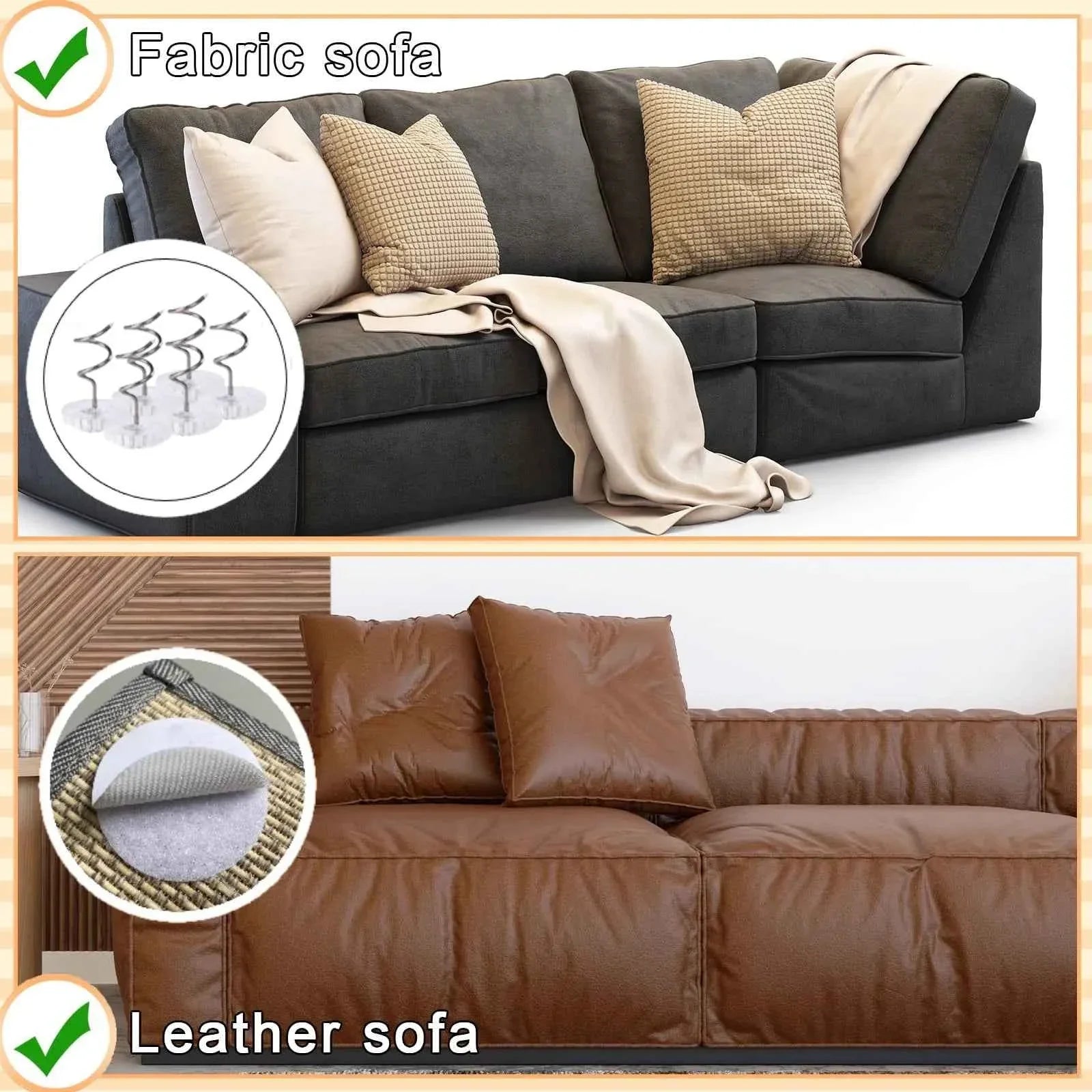 Cat Scratcher Sofa Protector Mat for Couch and Furniture