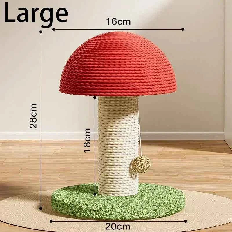 Cat Scratch Board and Climbing Mushroom Mat for Cats and Small Dogs