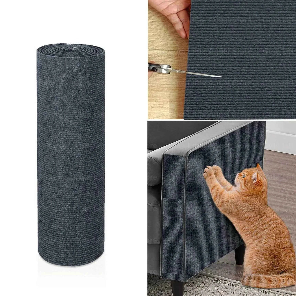 Self-Adhesive Cat Scratch Mat for Furniture Protection