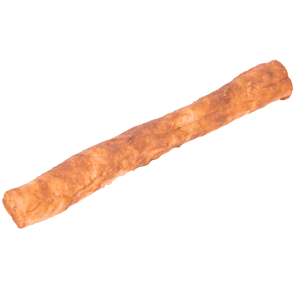 Collagen Dog Chew Rolls with Salmon Coating, 10" (2 Pack)