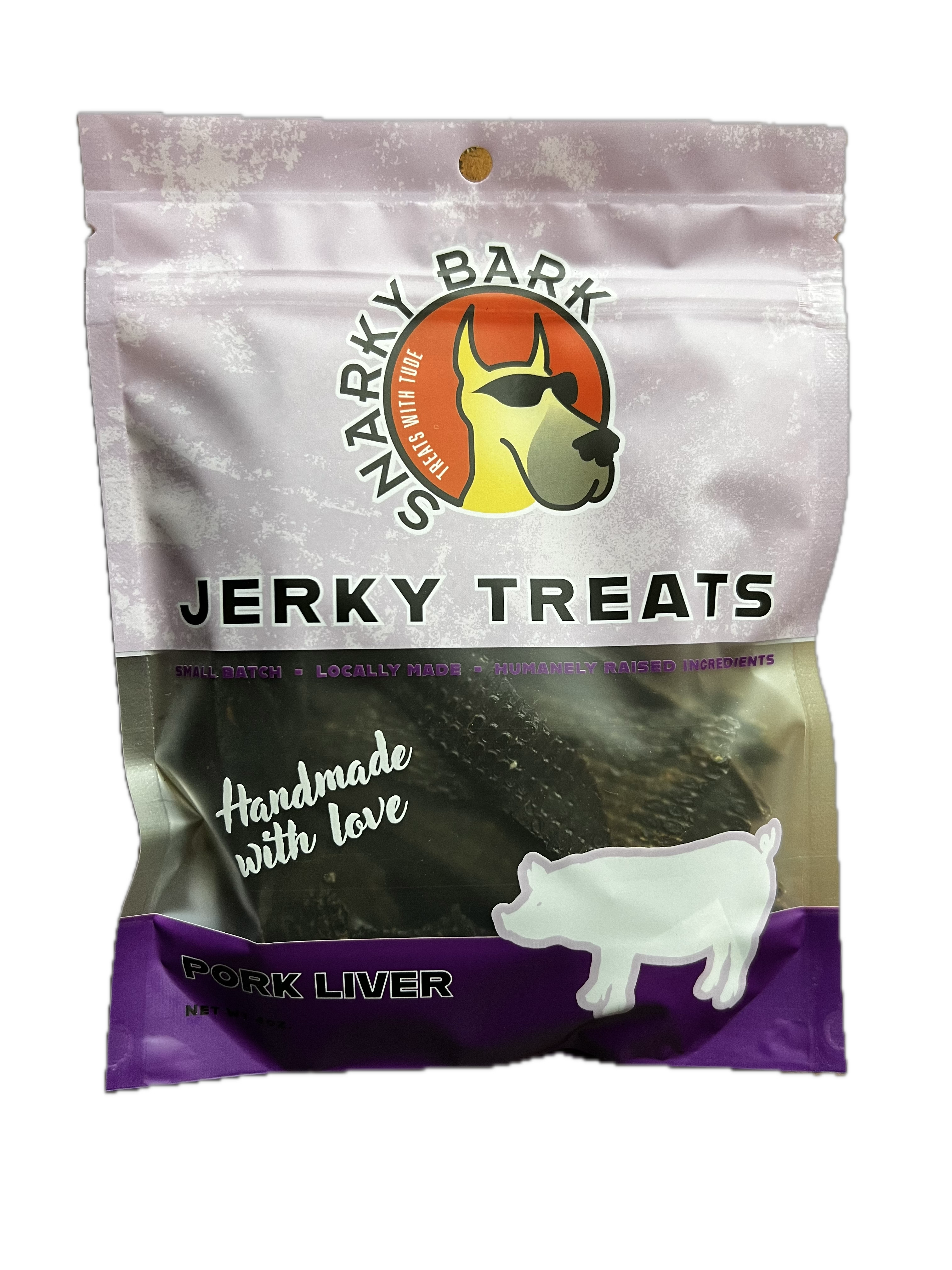 Pork Liver Jerky Dog Treats – Single Ingredient, USA Sourced