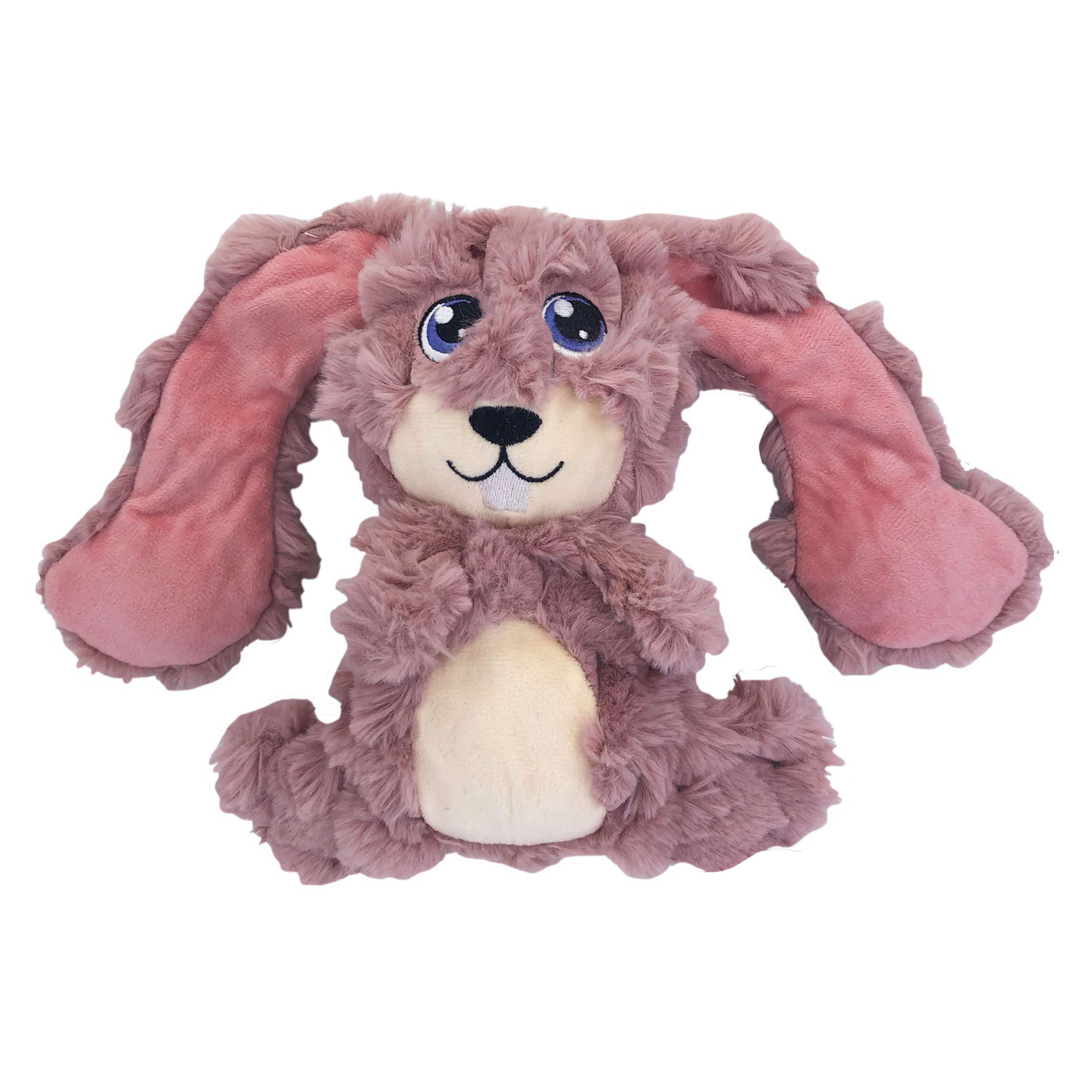 KONG Scrumplez Plush Dog Toy with Sliding Ears and Squeaker