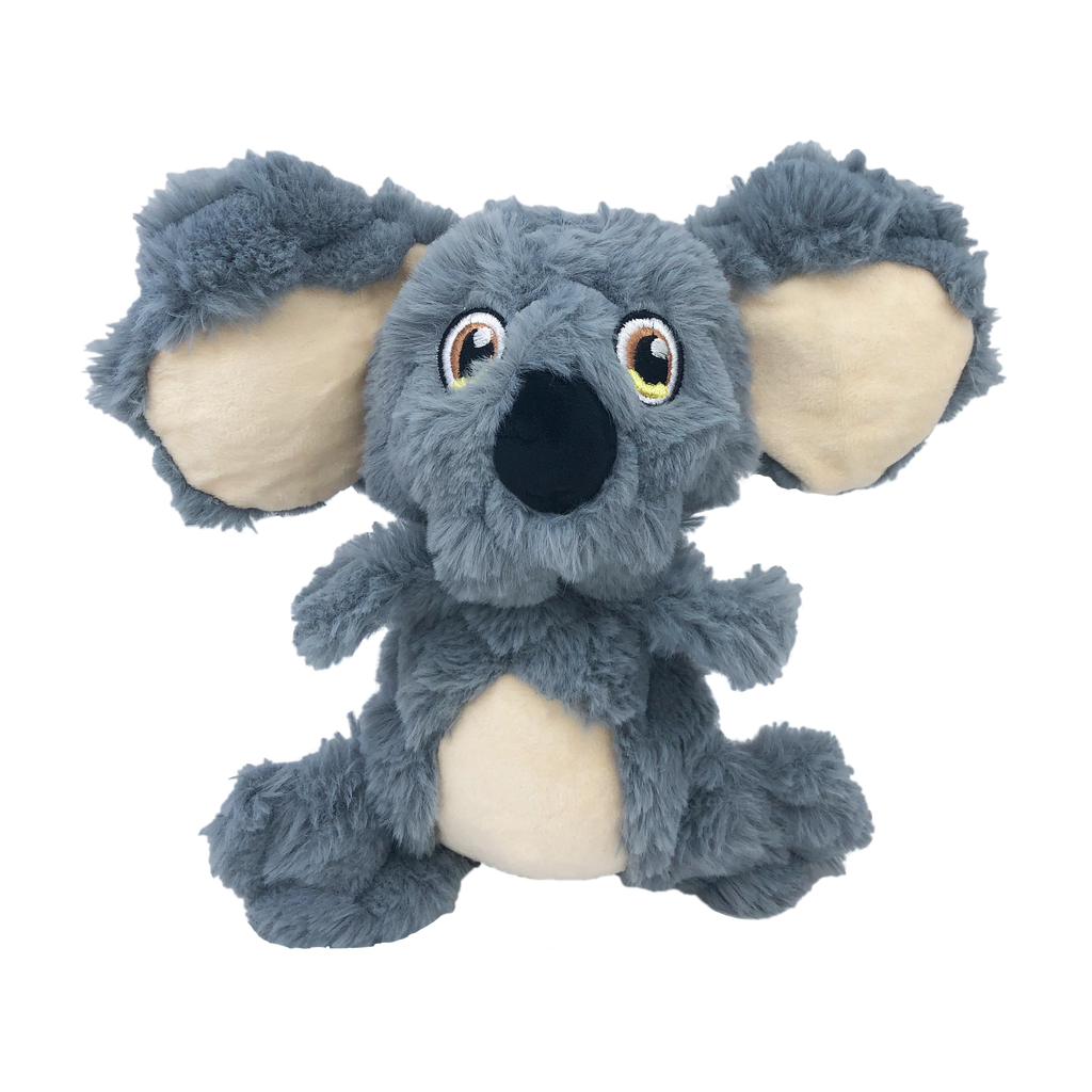 KONG Scrumplez Critter Plush Dog Toy with Sliding Ears and Squeaker