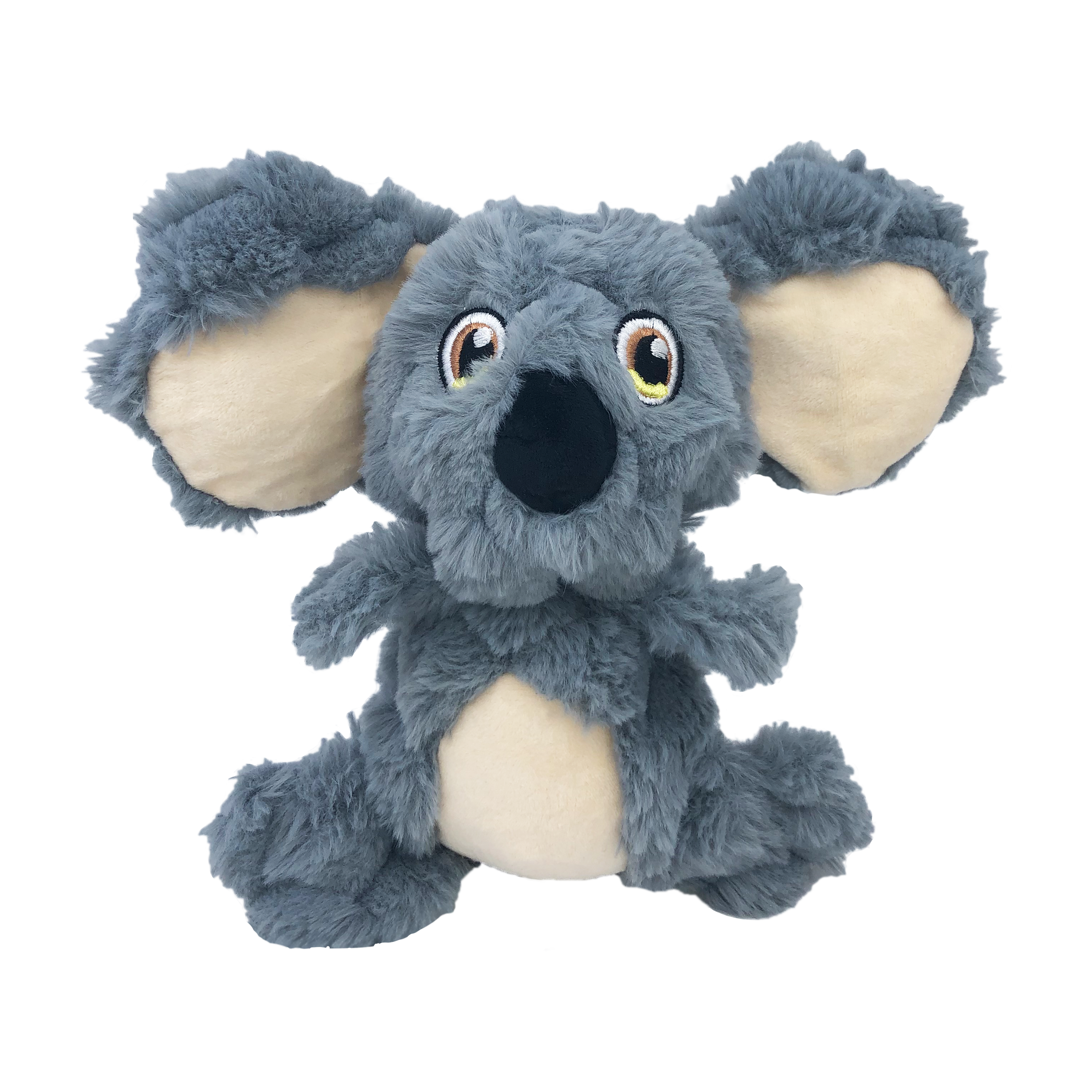 KONG Scrumplez Critter Plush Dog Toy with Sliding Ears and Squeaker