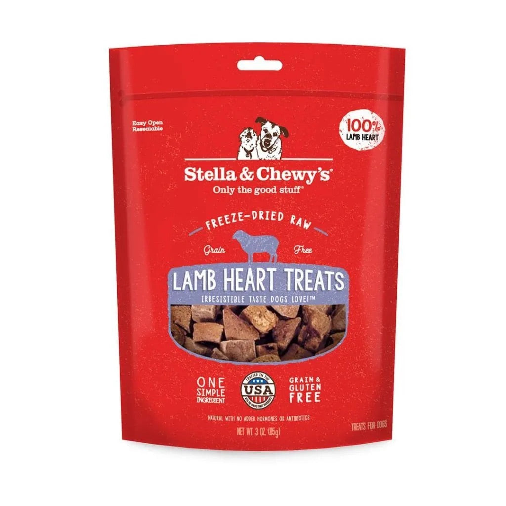 Lamb Heart Single-Ingredient Pet Treats for Dogs and Cats