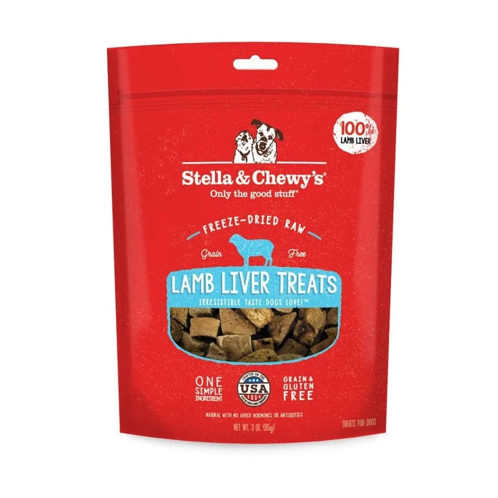 Lamb Liver Single-Ingredient Pet Treats for Dogs and Cats