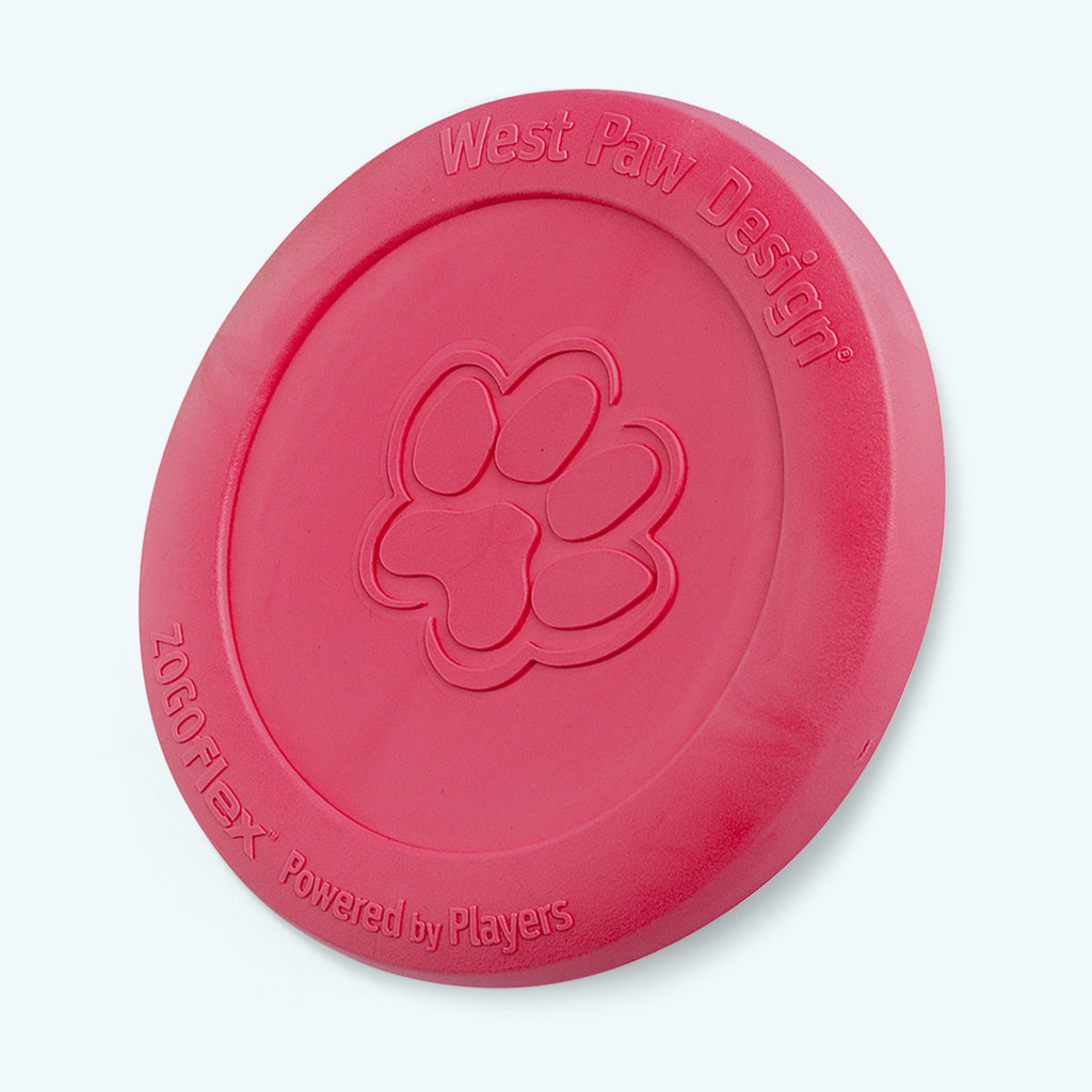 Zisc Soft Dog Disc for Gentle Chewers, Lightweight & Floatable