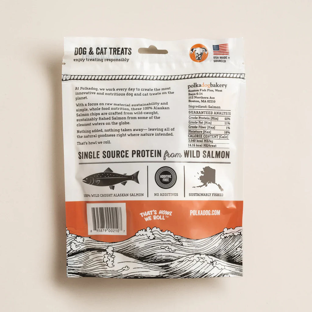 Alaskan Salmon Chips Dog Treats – 100% Wild-Caught Salmon