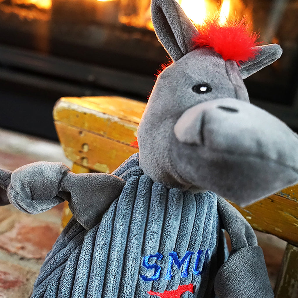 SMU Peruna Knottie Plush Dog Toy with Squeakers