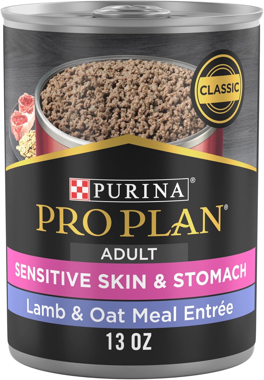 Lamb & Oat Meal Pâté for Adult Dogs with Sensitive Skin & Stomach