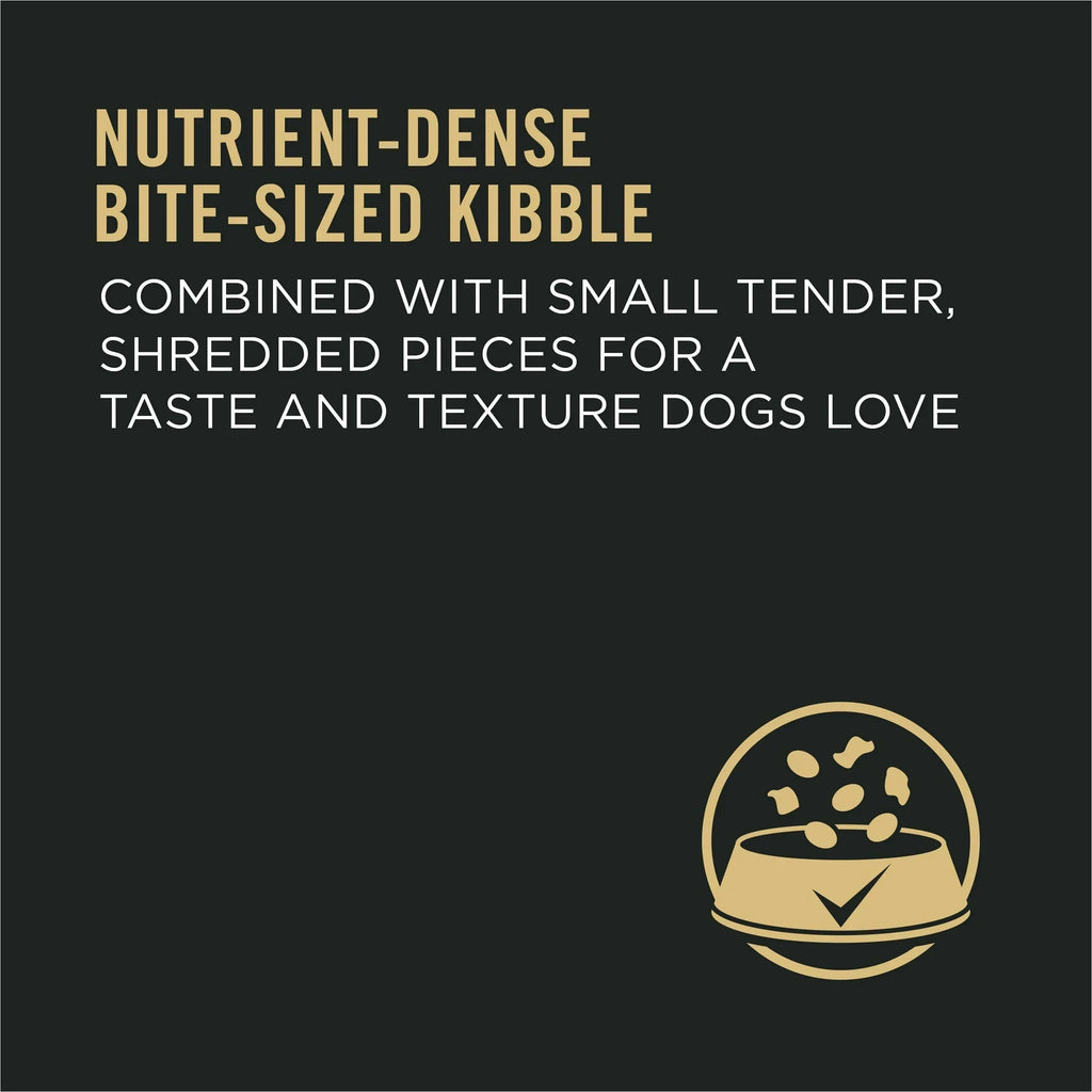 Small Breed Dog Food with Real Beef, Crunchy & Tender Kibble