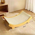 Wooden Cat Scratching Pad Bed with Detachable Design