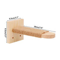 Wooden Cat Wall Steps with Sisal Scratching Post