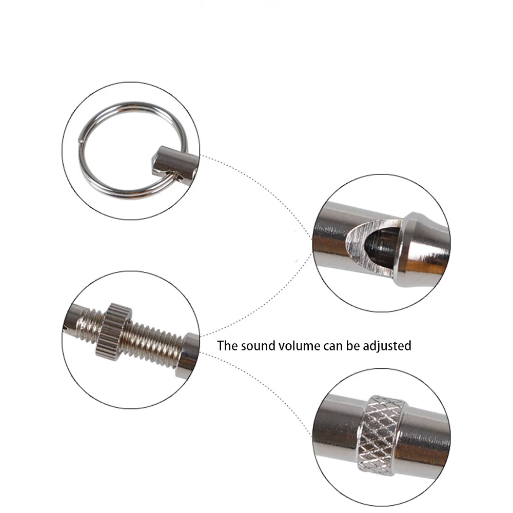 Adjustable Stainless Steel Dog Training Whistle
