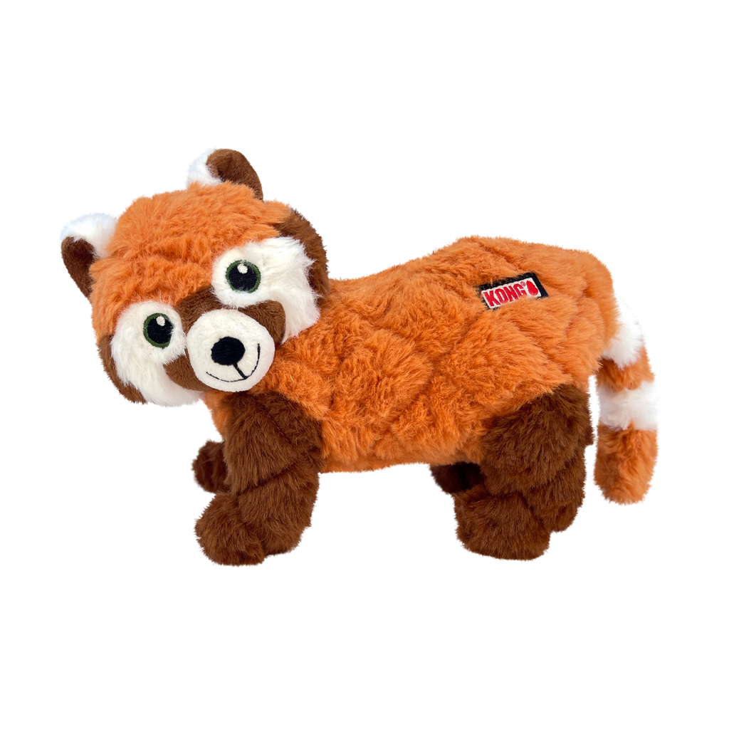 KONG Scampers Plush Wildlife Dog Toy with Squeaker