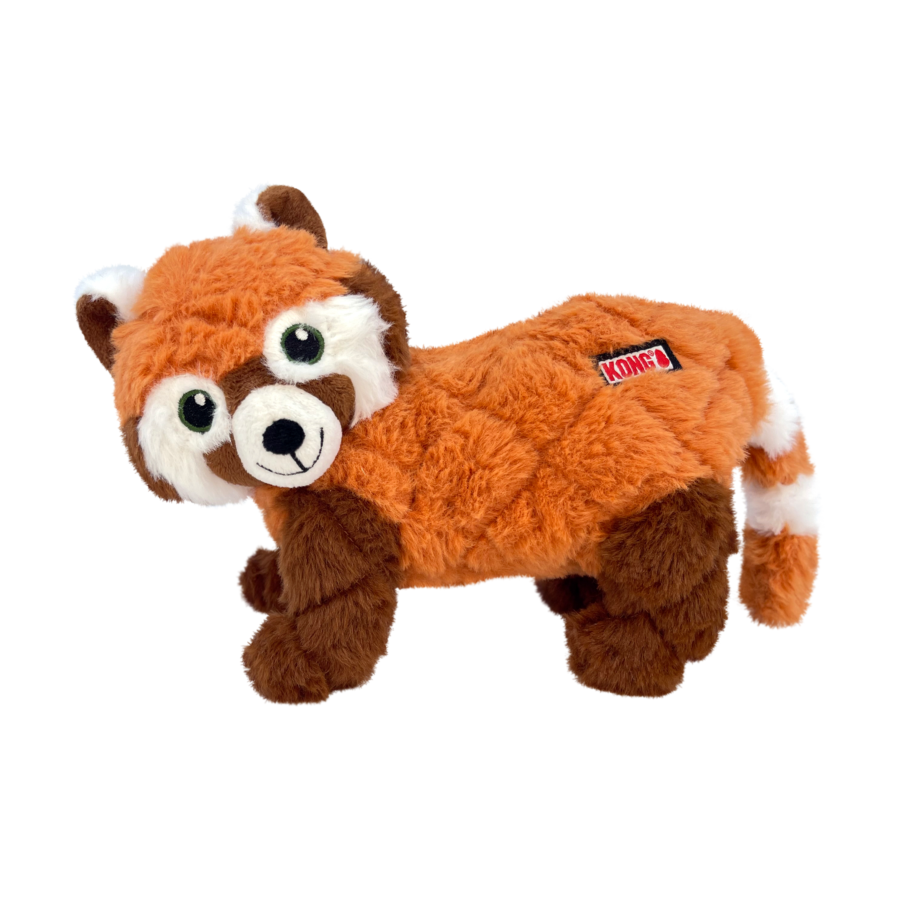 KONG Scampers Plush Wildlife Dog Toy with Squeaker