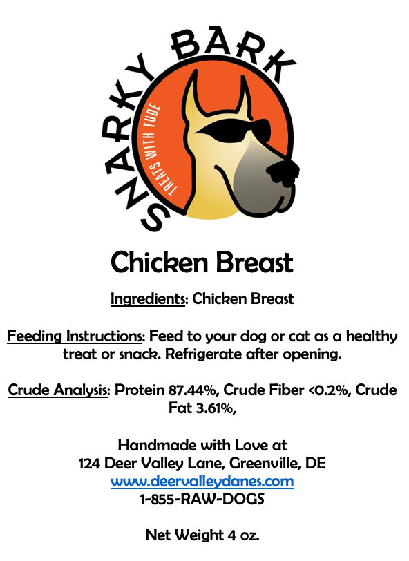 Chicken Breast Dog Treats – Single Ingredient, USA Sourced