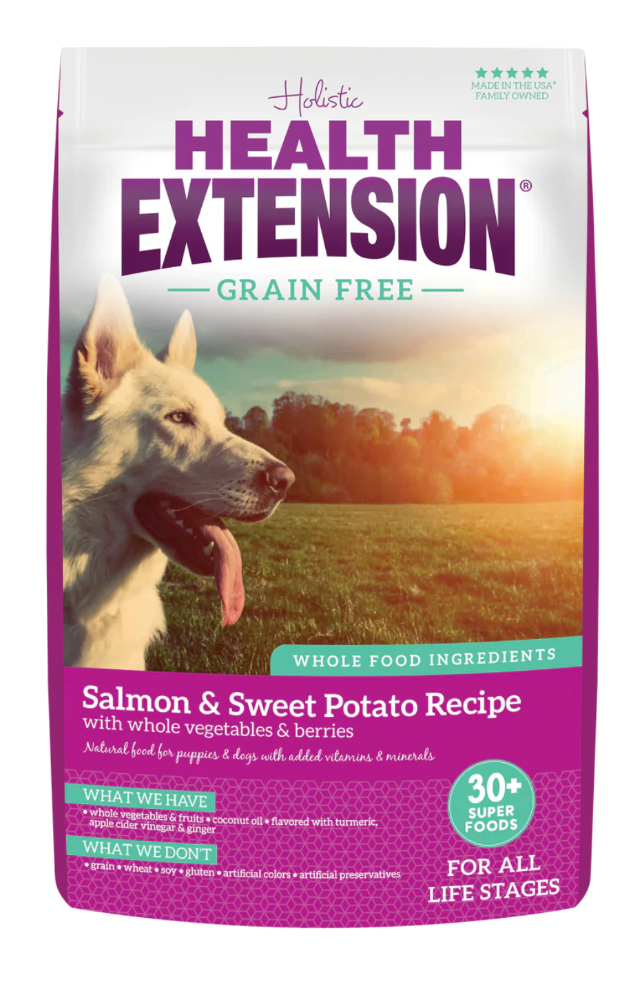 Salmon & Whitefish Recipe Dry Dog Food with Vegetables and Fruits